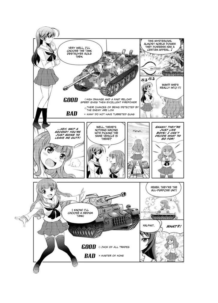 Hajimete no Senshadou - WoT for Beginners Chapter 1 page 5 - Chapter 1