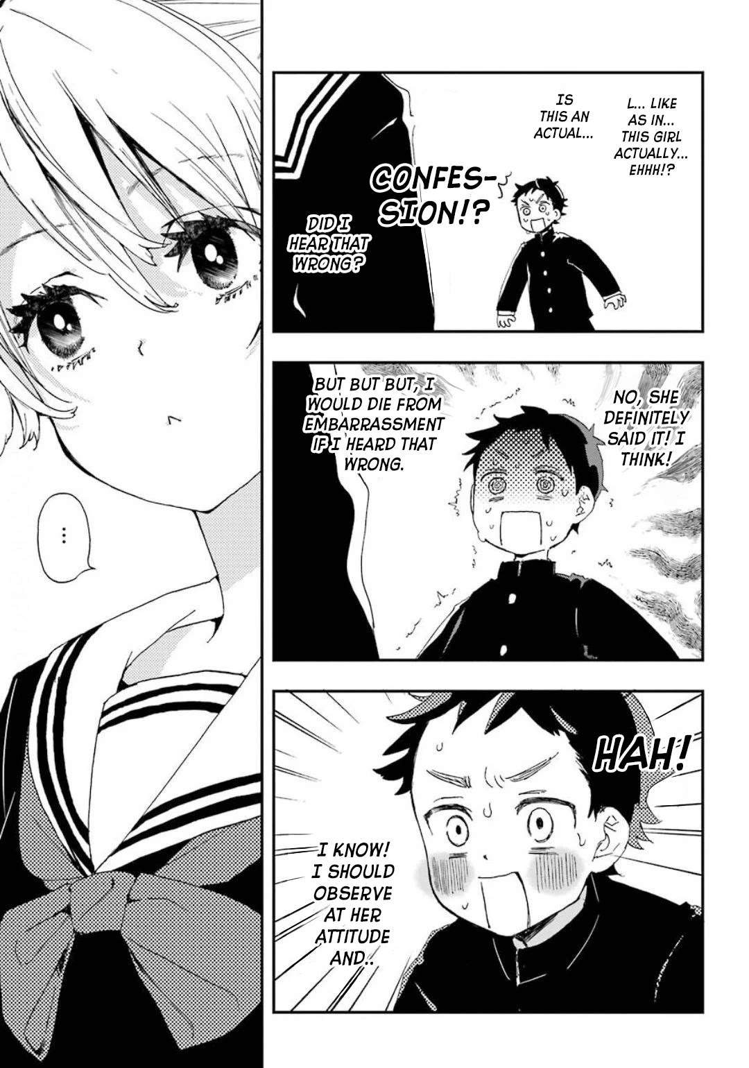 Hajimete no Suwa-san Chapter 1 page 7 - Chapter 1: Calling my first girlfriend by her name.