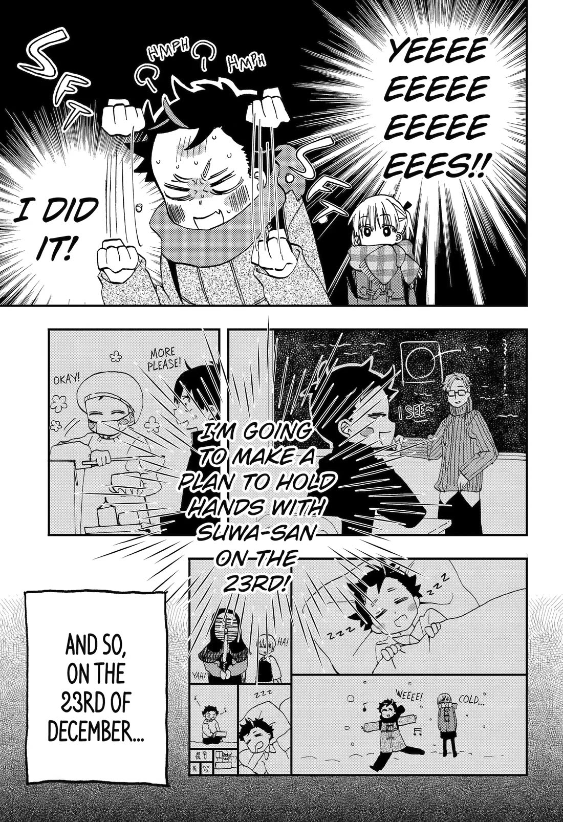 Hajimete no Suwa-san Chapter 17 page 7 - Chapter 17: First Hand Holding