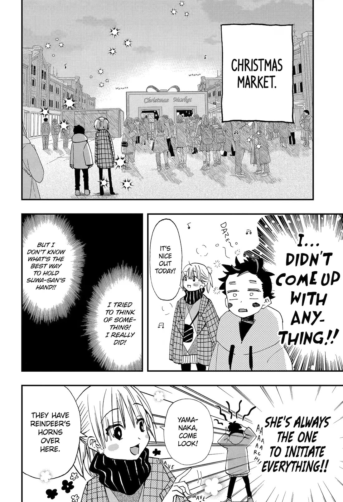 Hajimete no Suwa-san Chapter 17 page 8 - Chapter 17: First Hand Holding