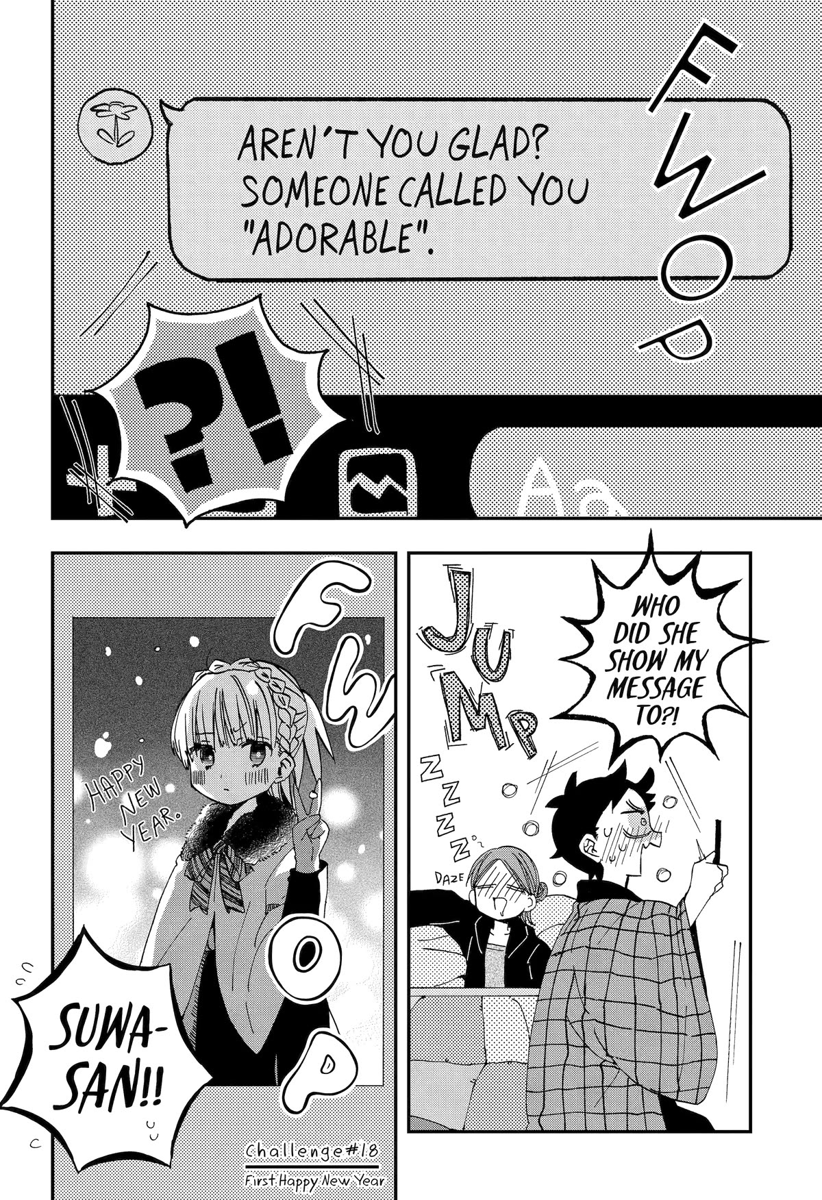 Hajimete no Suwa-san Chapter 18 page 10 - Chapter 18: First Happy New Year