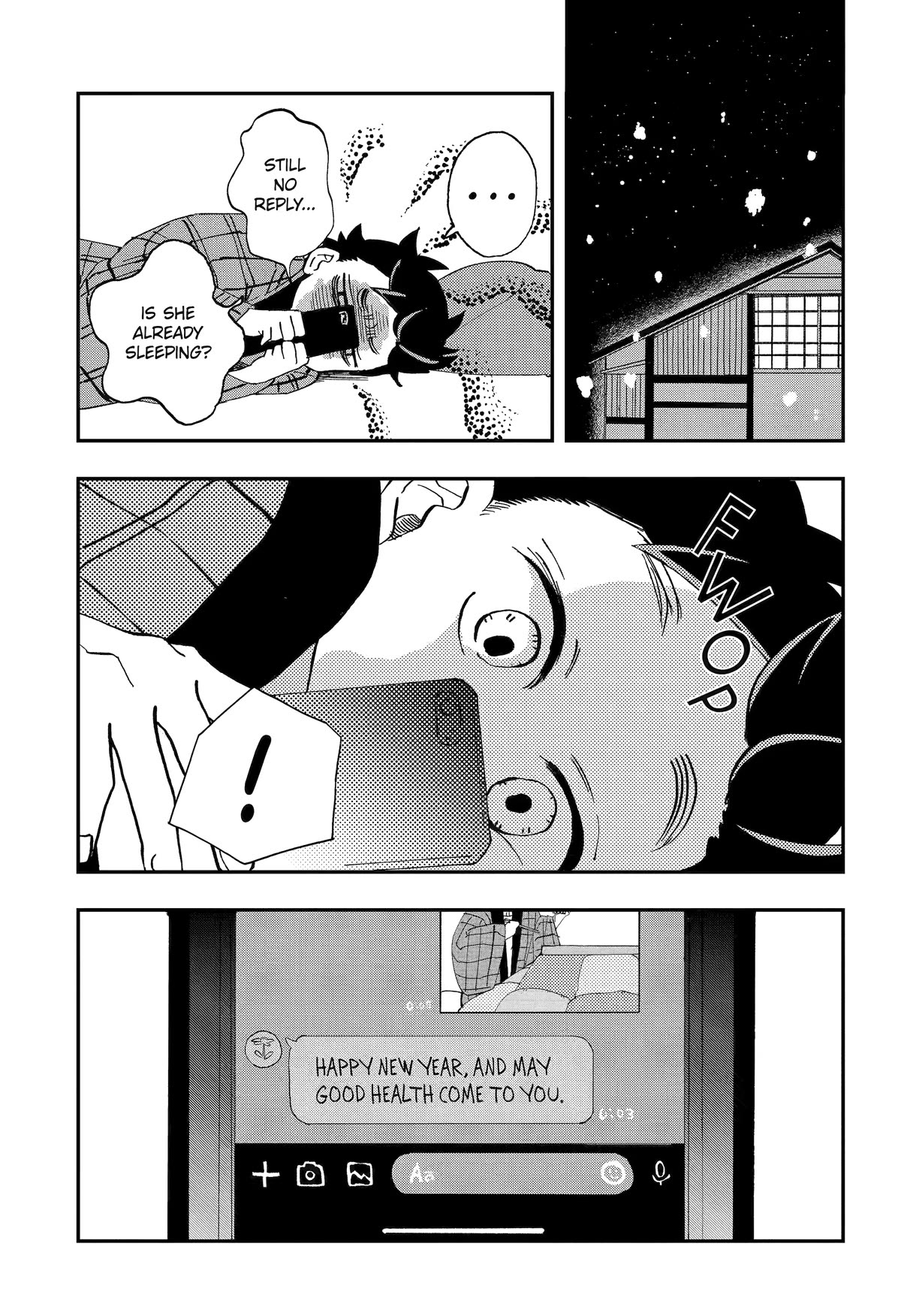 Hajimete no Suwa-san Chapter 18 page 9 - Chapter 18: First Happy New Year