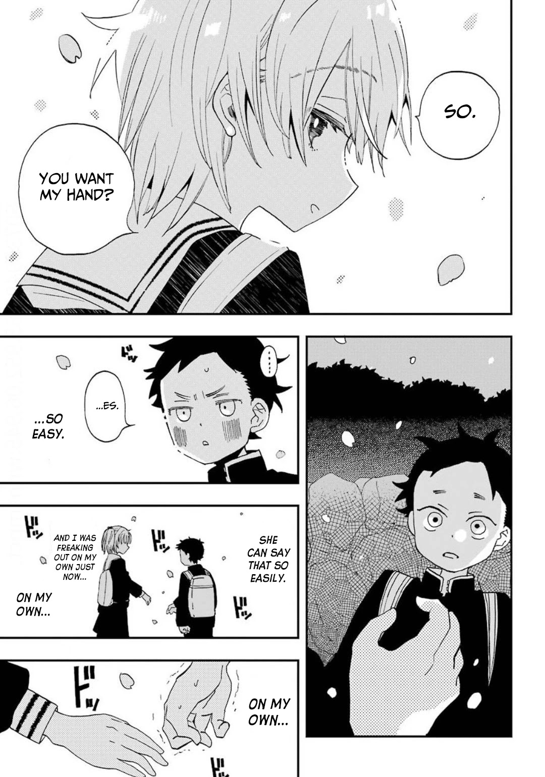 Hajimete no Suwa-san Chapter 2 page 15 - Chapter 2: My first hand to hand