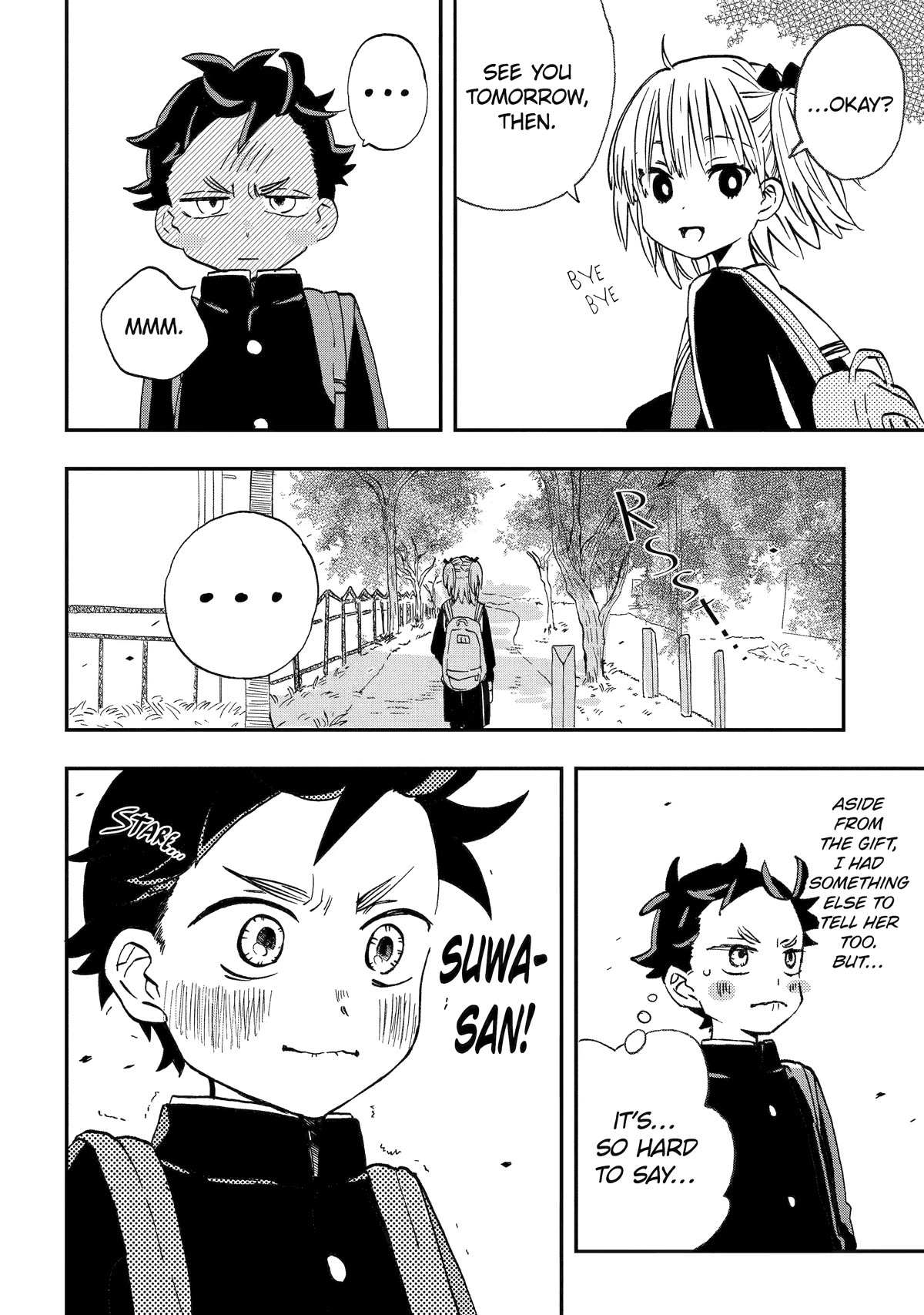 Hajimete no Suwa-san Chapter 22 page 4 - Chapter 22: First Confession