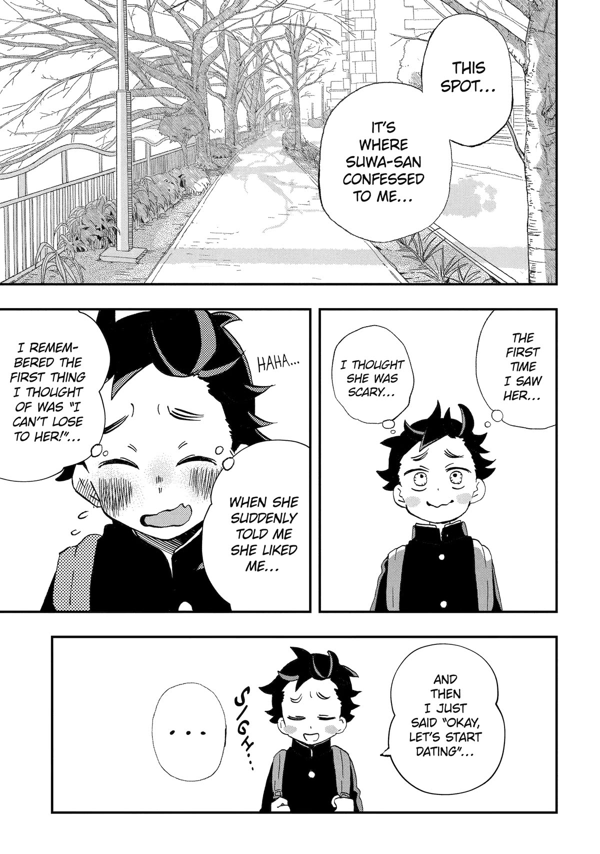 Hajimete no Suwa-san Chapter 22 page 9 - Chapter 22: First Confession