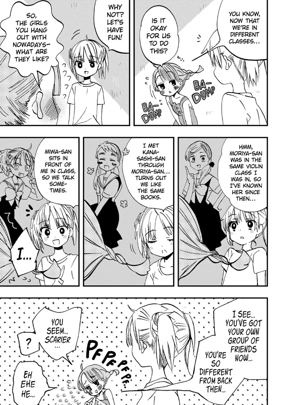 Hajimete no Suwa-san Chapter 8.5 page 3 - Chapter 8.5: Suwa-san's Girls Only Day