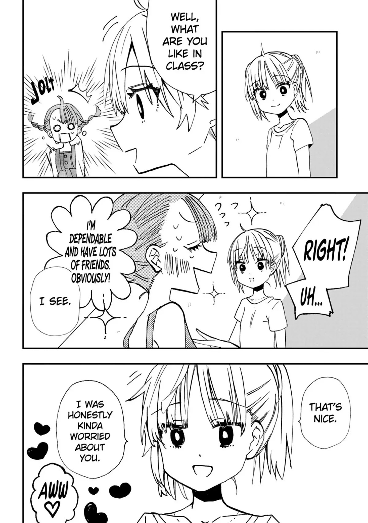 Hajimete no Suwa-san Chapter 8.5 page 4 - Chapter 8.5: Suwa-san's Girls Only Day