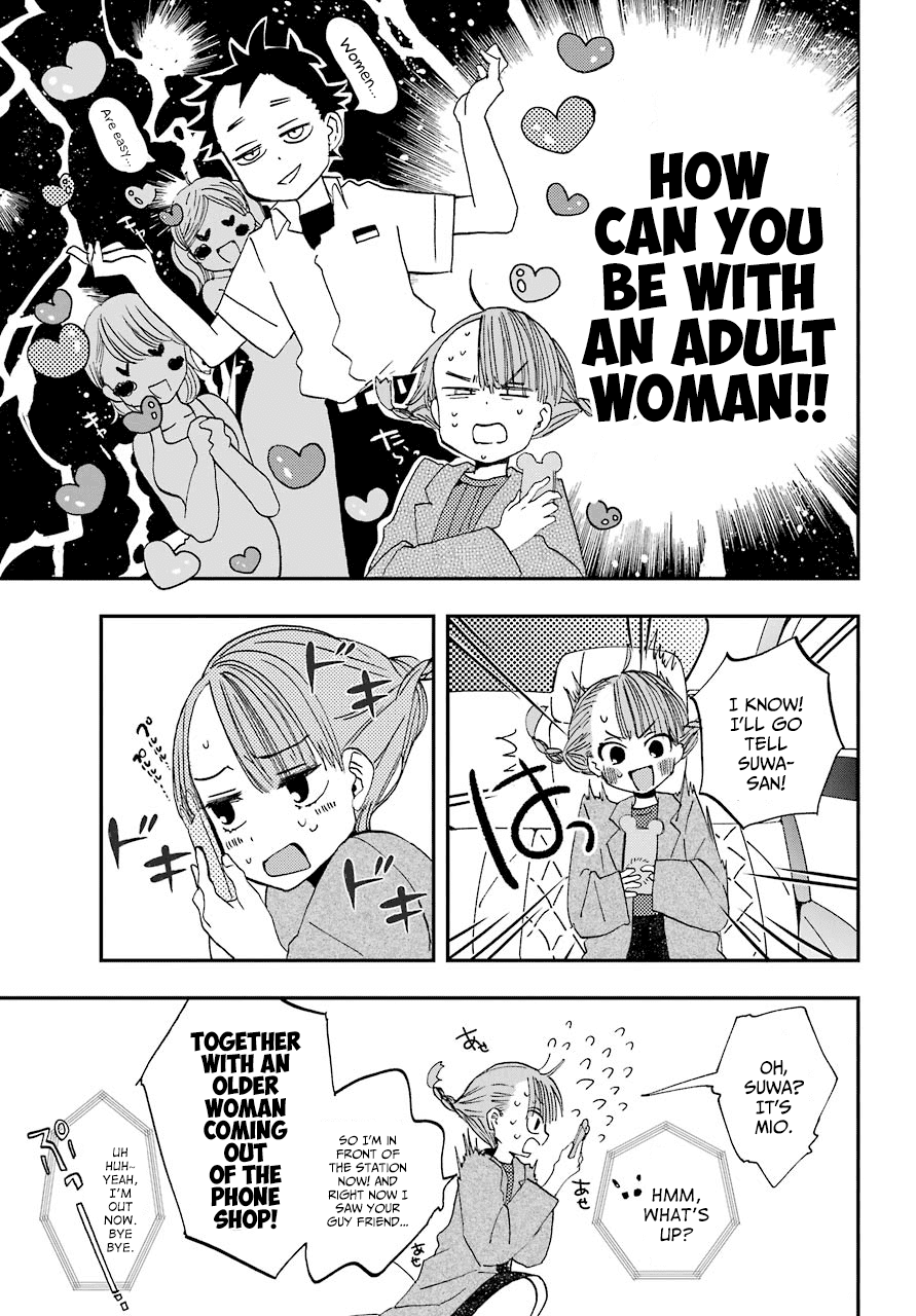 Hajimete no Suwa-san Chapter 8 page 9 - Chapter 8: The first smartphone