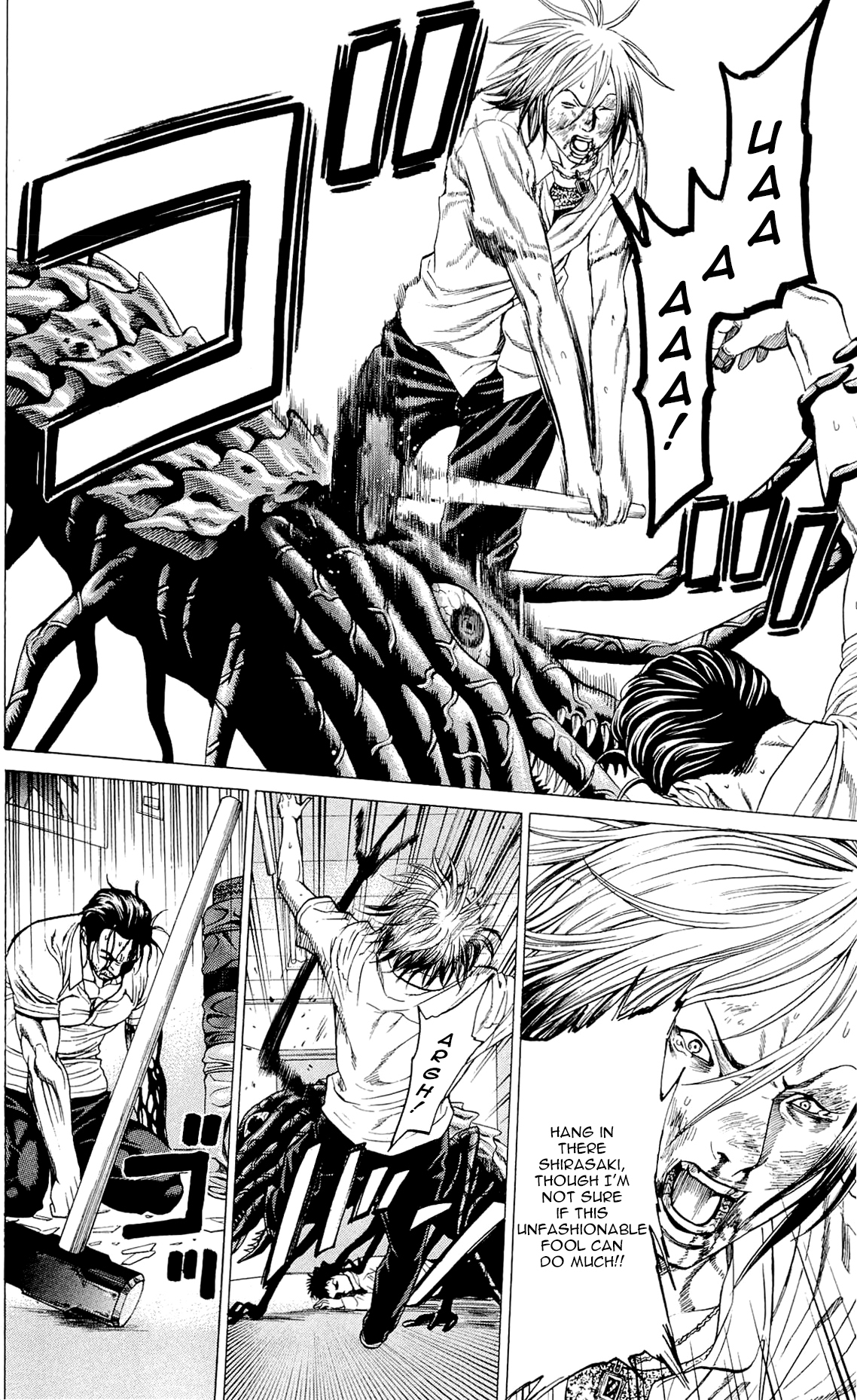 Hakaijuu Chapter 9 page 36 - Chapter 9: Joint Struggle