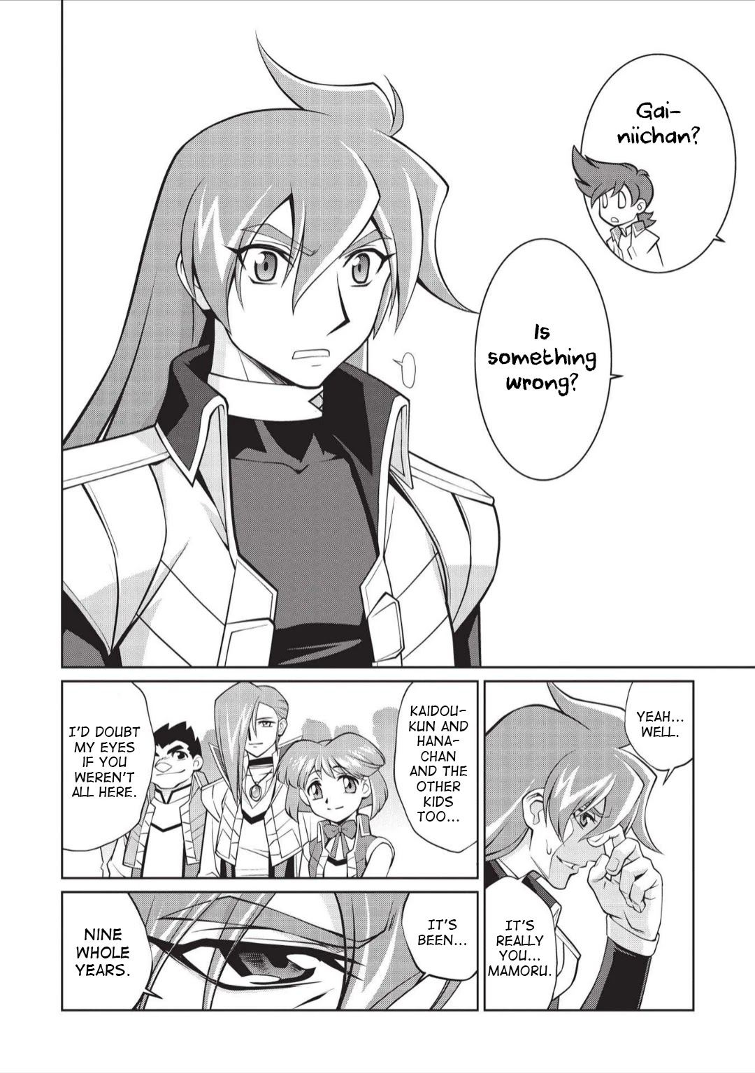 Hakaiou ~GaoGaiGar vs Betterman~ the COMIC Chapter 5.6-1 page 14 - Vol.5 Chapter 6.01: Portent -KIZASI- (Part 01)