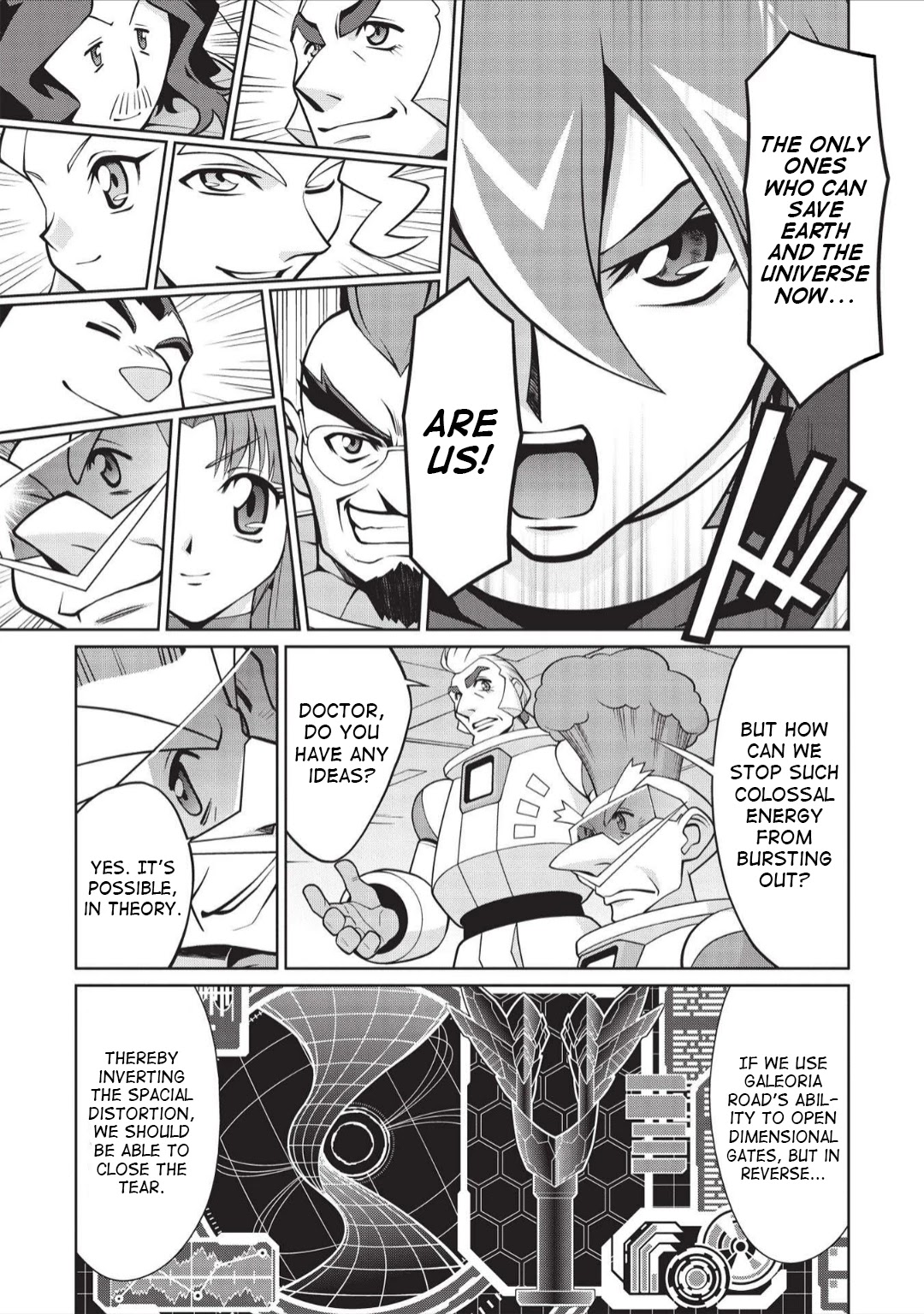 Hakaiou ~GaoGaiGar vs Betterman~ the COMIC Chapter 5.6-2 page 34 - Vol.5 Chapter 6.02: Portent -KIZASI- (Part 2)