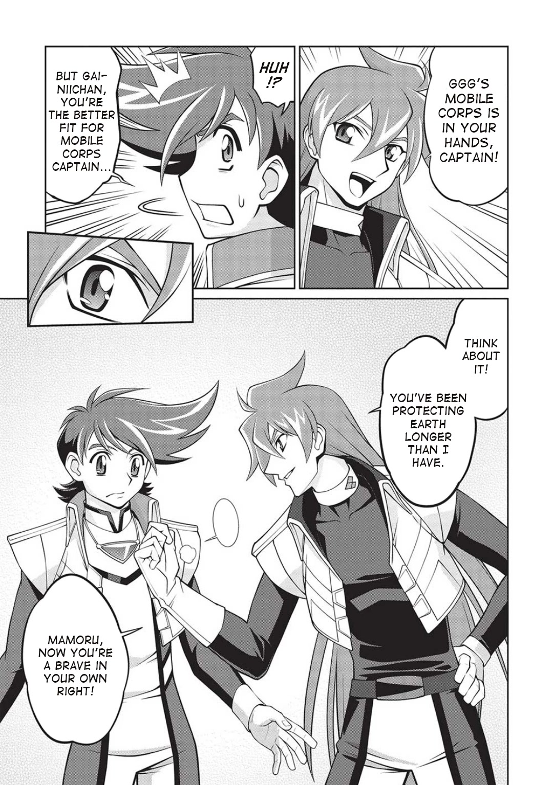 Hakaiou ~GaoGaiGar vs Betterman~ the COMIC Chapter 5.6-4 page 15 - Vol.5 Chapter 6.04: Portent -KIZASI- (Part 04)