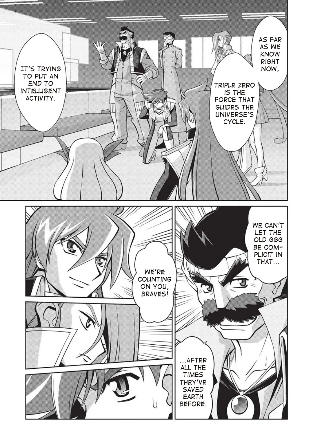 Hakaiou ~GaoGaiGar vs Betterman~ the COMIC Chapter 5.6-4 page 17 - Vol.5 Chapter 6.04: Portent -KIZASI- (Part 04)