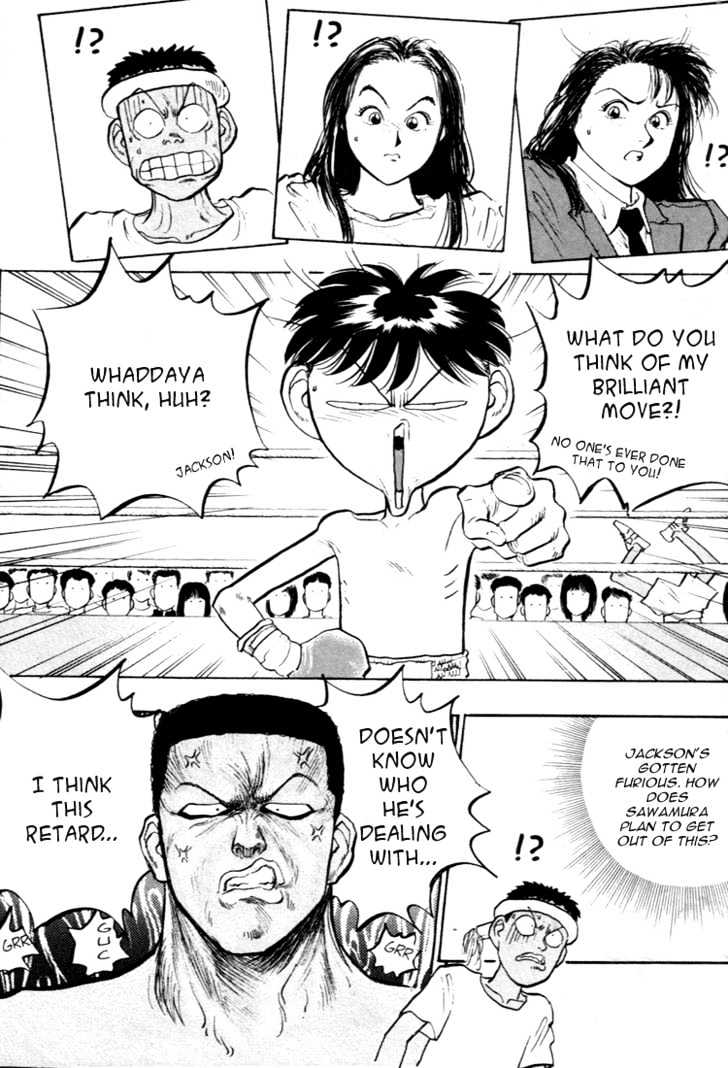Hakaiou Noritaka Chapter 52 page 10 - Chapter 52 : sawamura rises against the foriegn student