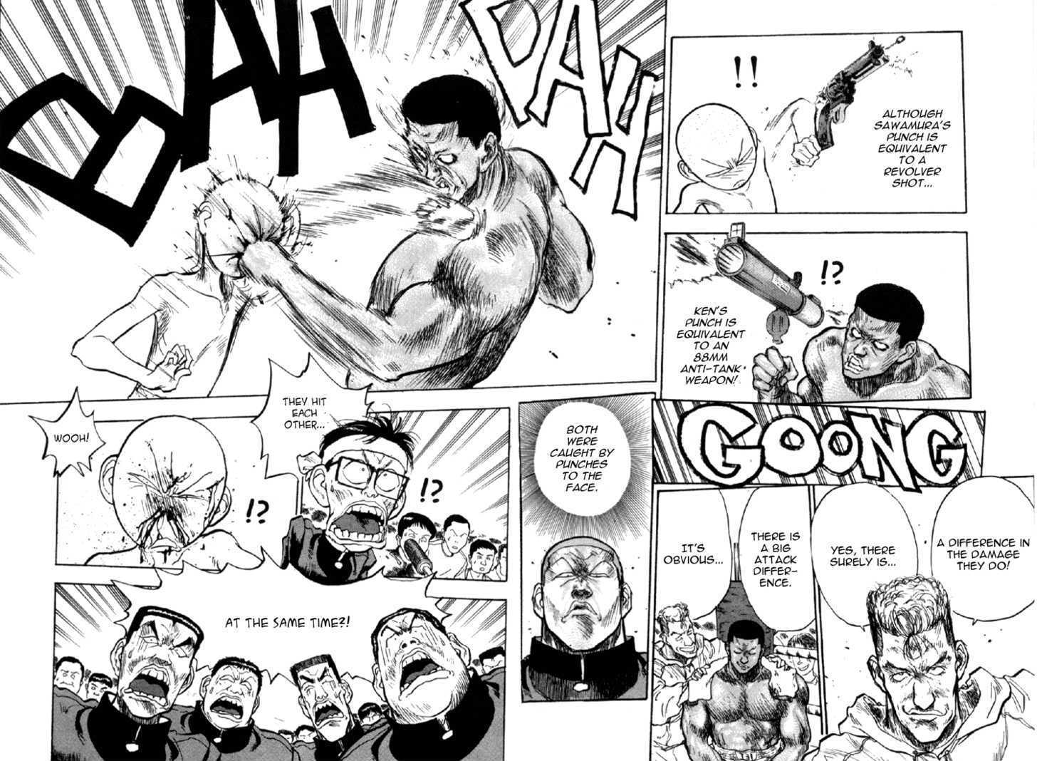 Hakaiou Noritaka Chapter 61 page 8 - Chapter 61 : fighting at a short distance