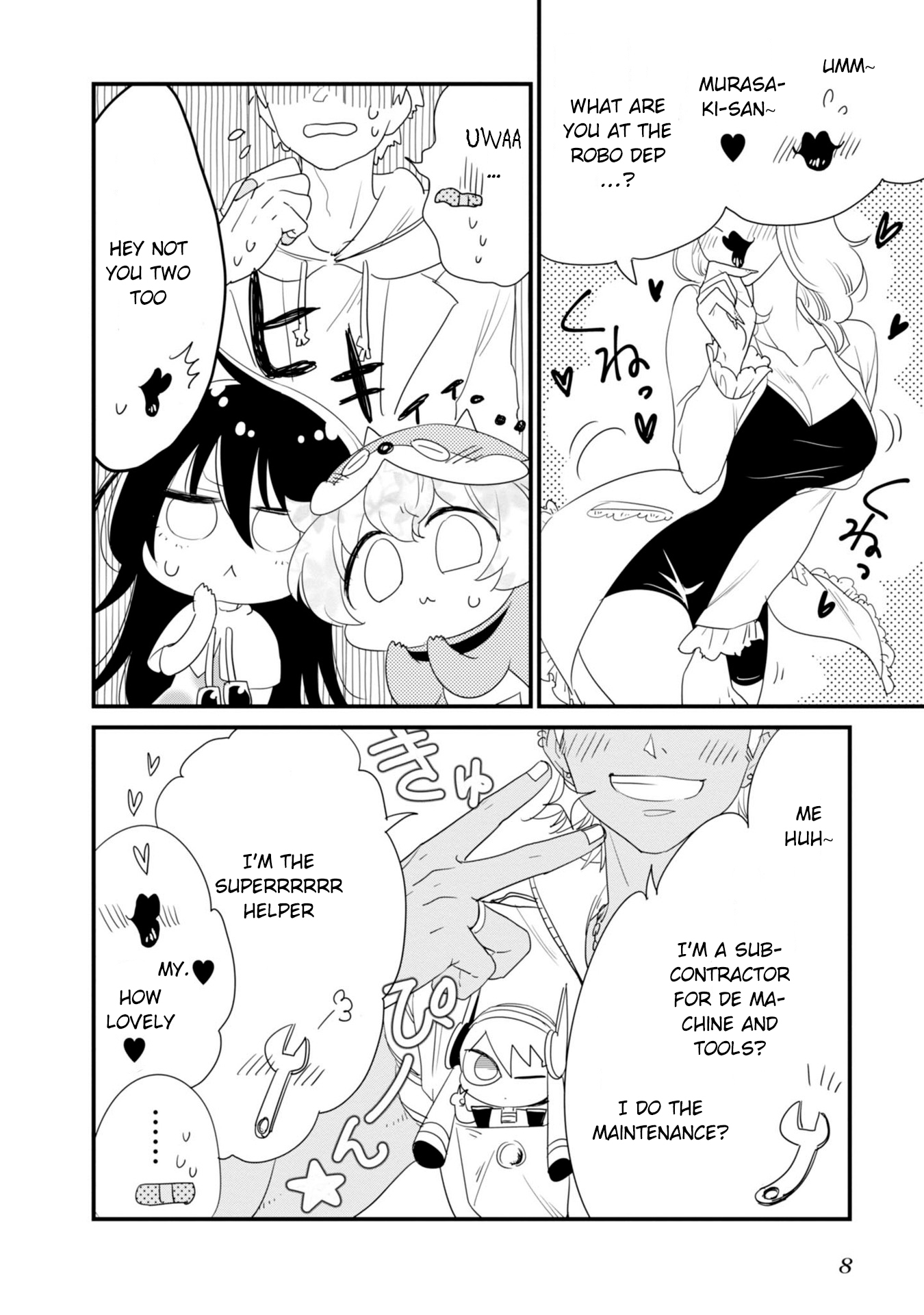 Hakase no Kimagure Homunculus Chapter 12 page 11 - Chapter 12: Robo Department's Strongest Assasin