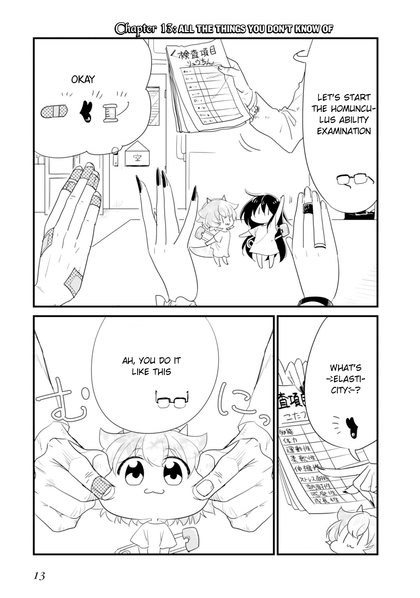 Hakase no Kimagure Homunculus Chapter 13 page 2 - Chapter 13: All The Things You Don't Know Of