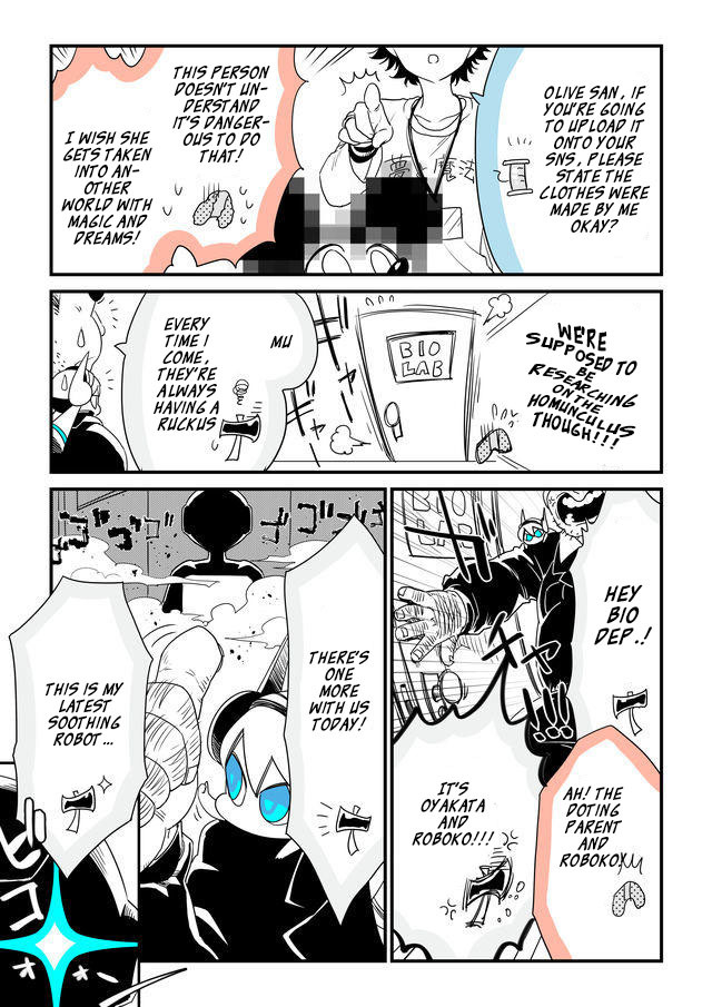 Hakase no Kimagure Homunculus Chapter 30 page 5 - Chapter 30: Revision Project