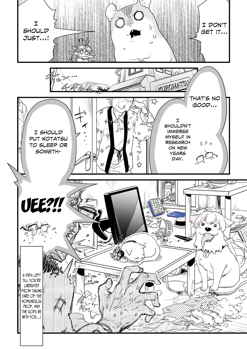 Hakase no Kimagure Homunculus Chapter 37 page 10 - Chapter 37: I Hope to Get Along With You This Year Too