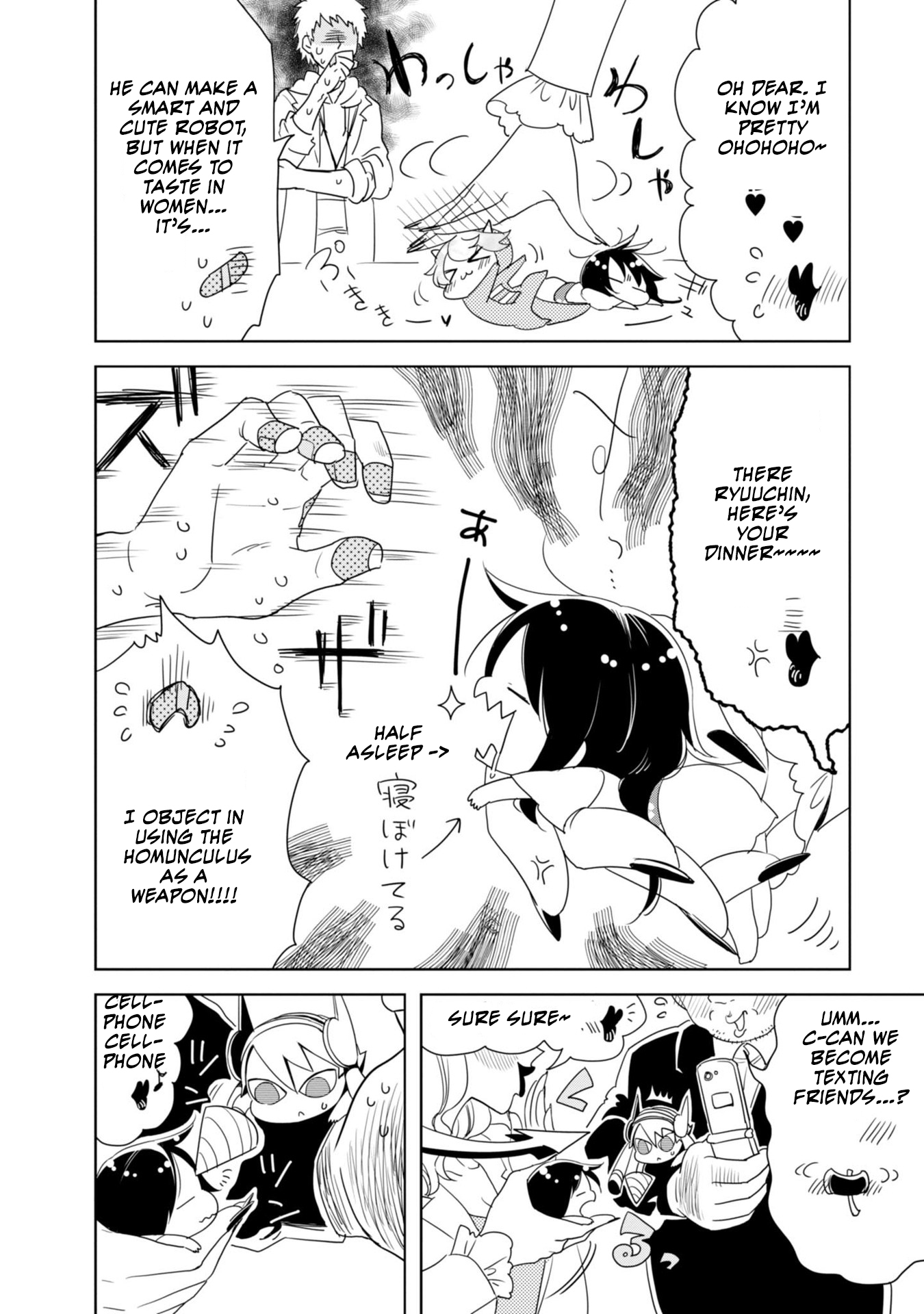 Hakase no Kimagure Homunculus Chapter 8 page 9 - Chapter 8: Roboko's Counterattack