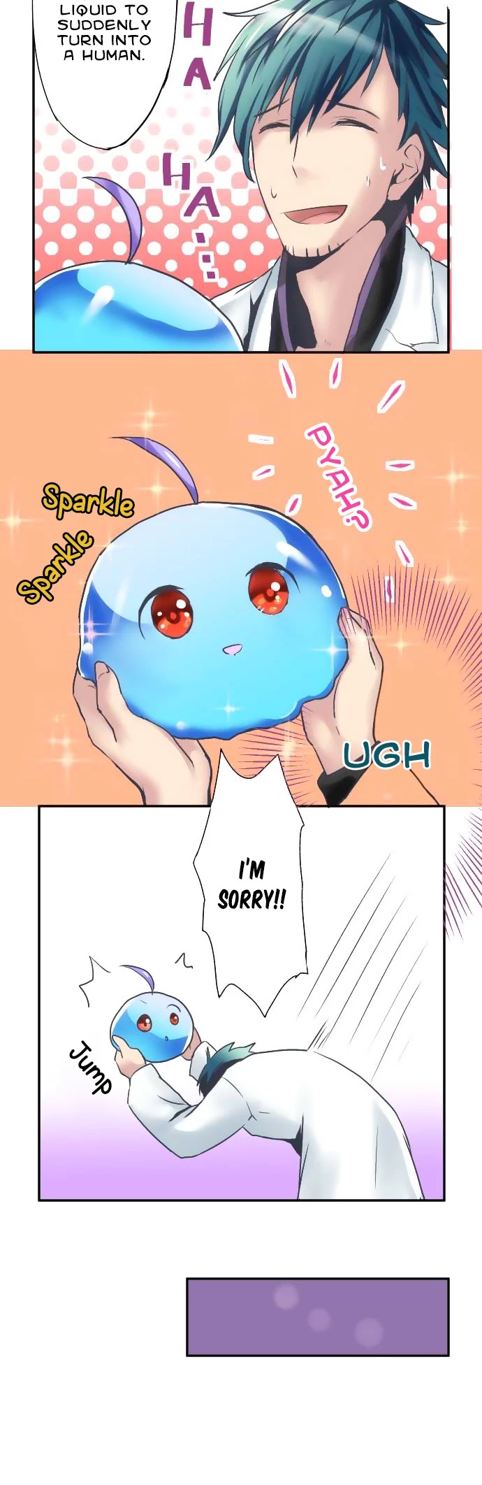 Hakase to Suraimu-chan Chapter 1 page 10 - Chapter 1: That which was born