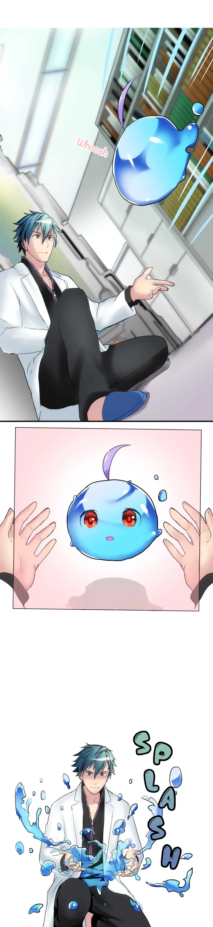 Hakase to Suraimu-chan Chapter 1 page 14 - Chapter 1: That which was born