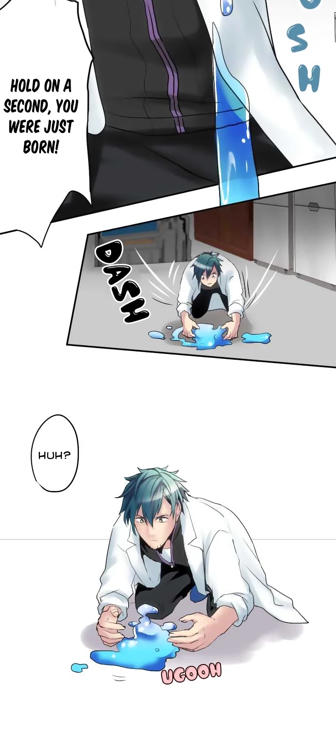 Hakase to Suraimu-chan Chapter 1 page 16 - Chapter 1: That which was born