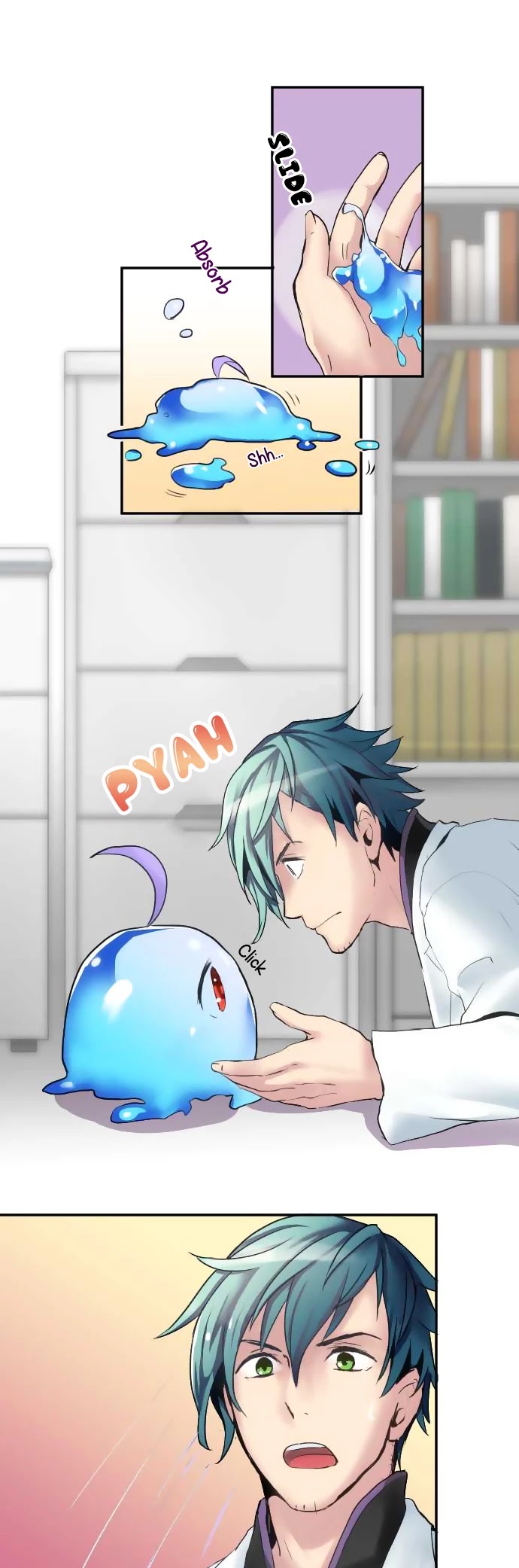 Hakase to Suraimu-chan Chapter 1 page 17 - Chapter 1: That which was born