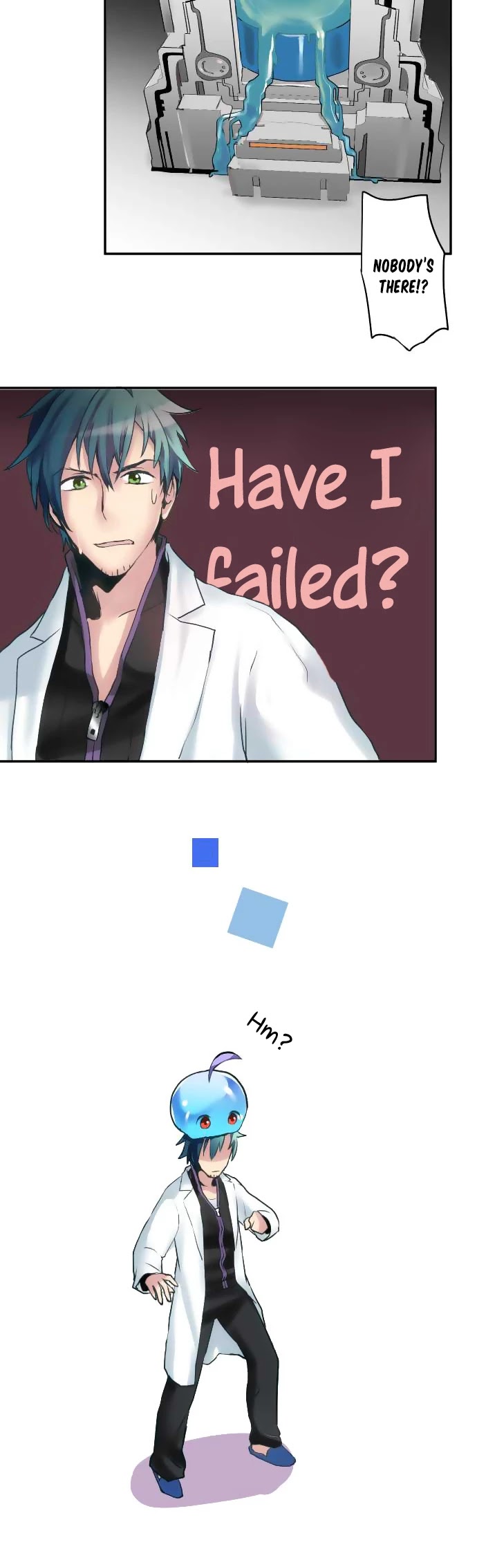 Hakase to Suraimu-chan Chapter 1 page 6 - Chapter 1: That which was born