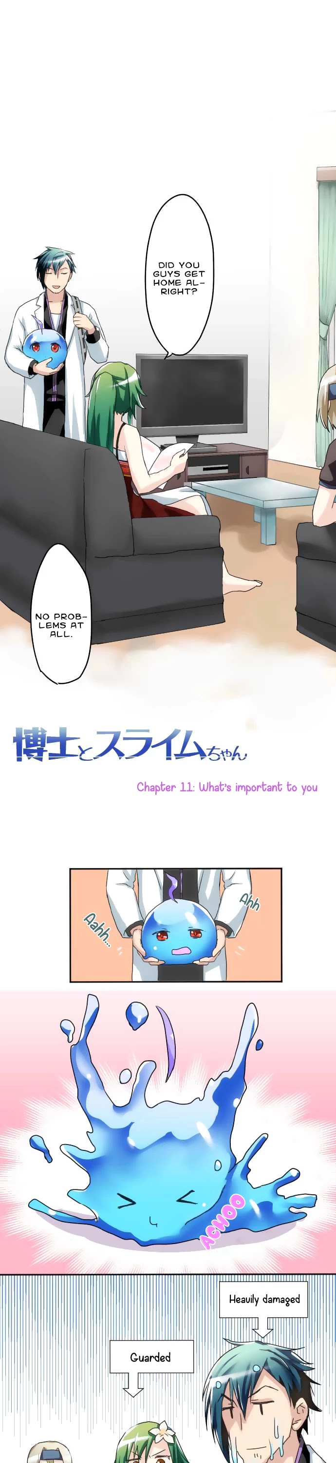 Hakase to Suraimu-chan Chapter 11 page 2 - Chapter 11: What’s important to you