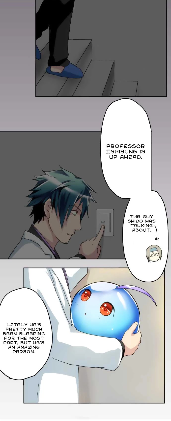 Hakase to Suraimu-chan Chapter 12 page 4 - Chapter 12: Rising after a fall