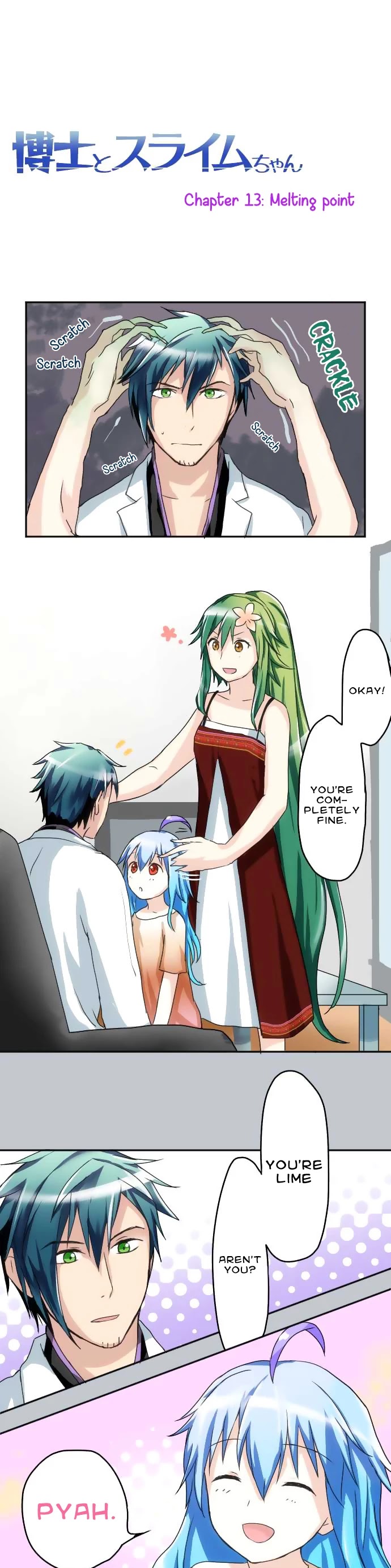 Hakase to Suraimu-chan Chapter 13 page 2 - Chapter 13: Melting point