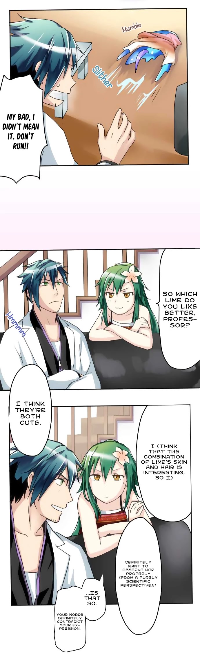 Hakase to Suraimu-chan Chapter 13 page 5 - Chapter 13: Melting point