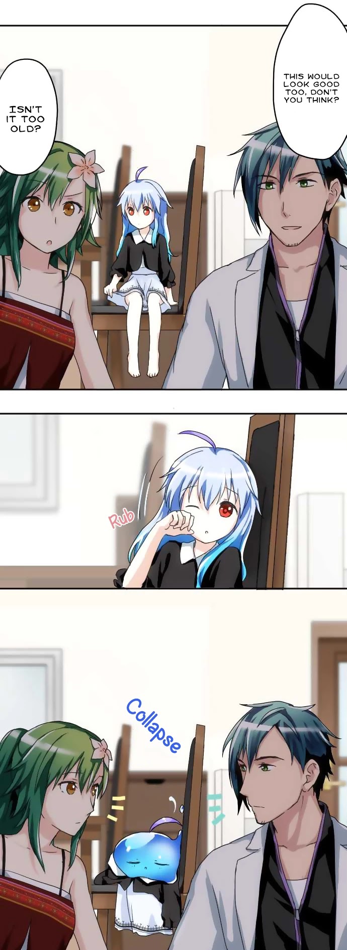 Hakase to Suraimu-chan Chapter 14 page 17 - Chapter 14: What to wear