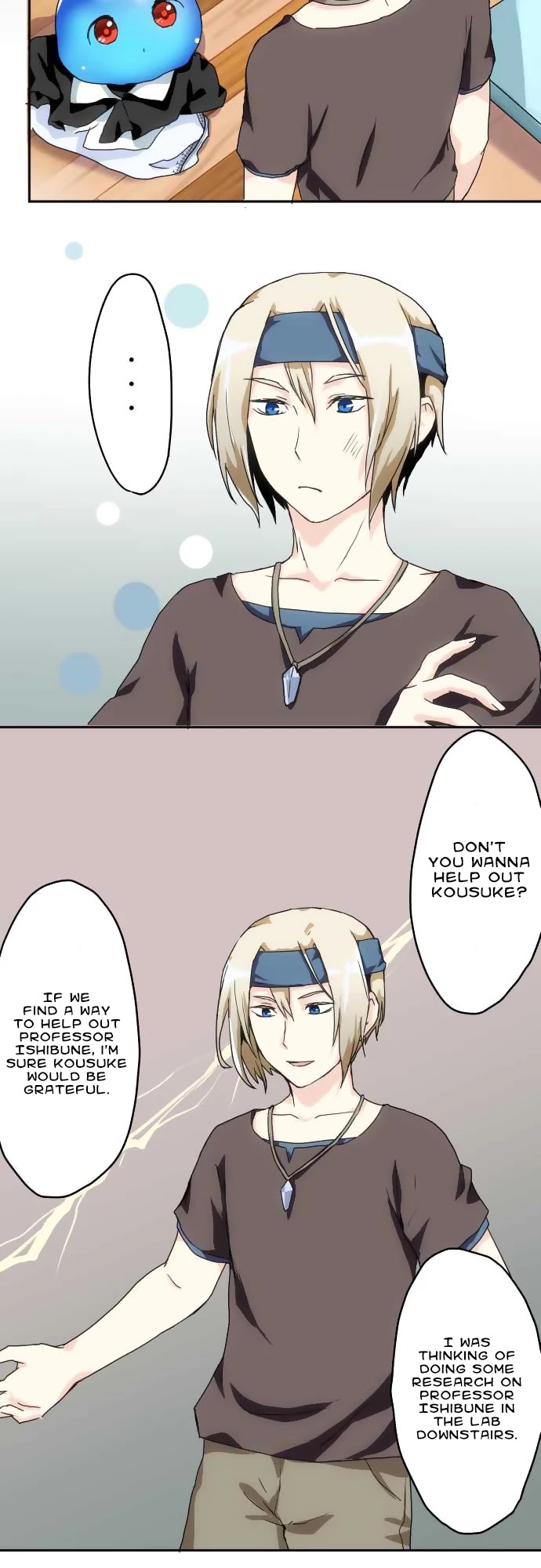 Hakase to Suraimu-chan Chapter 15 page 6 - Chapter 15: Research