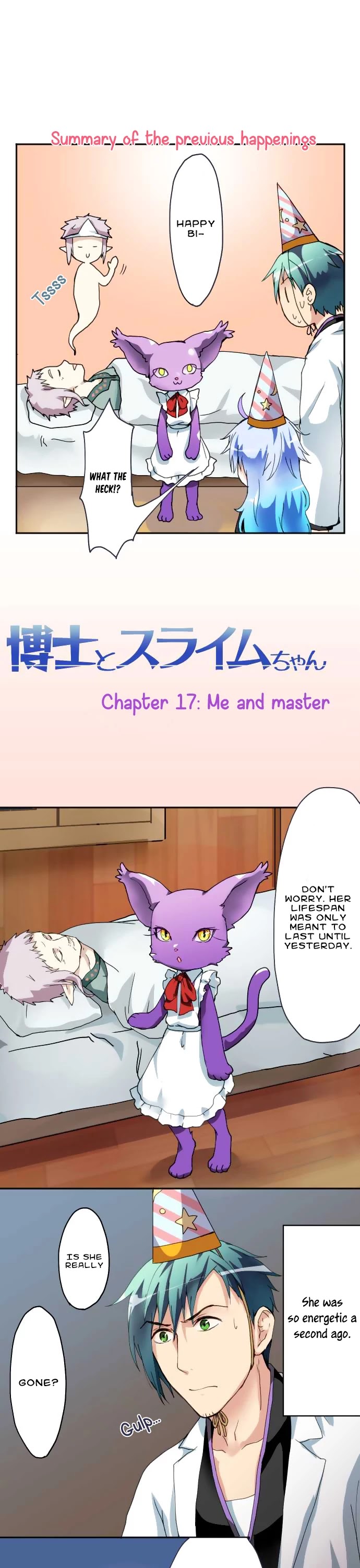 Hakase to Suraimu-chan Chapter 17 page 2 - Chapter 17: Me and master