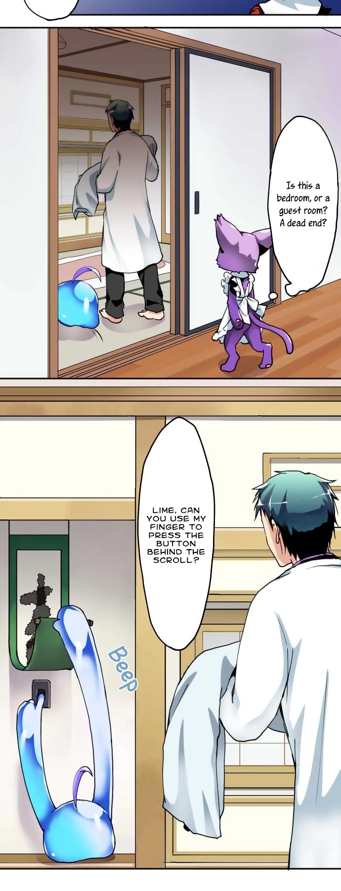 Hakase to Suraimu-chan Chapter 18 page 13 - Chapter 18: Returning the deceased