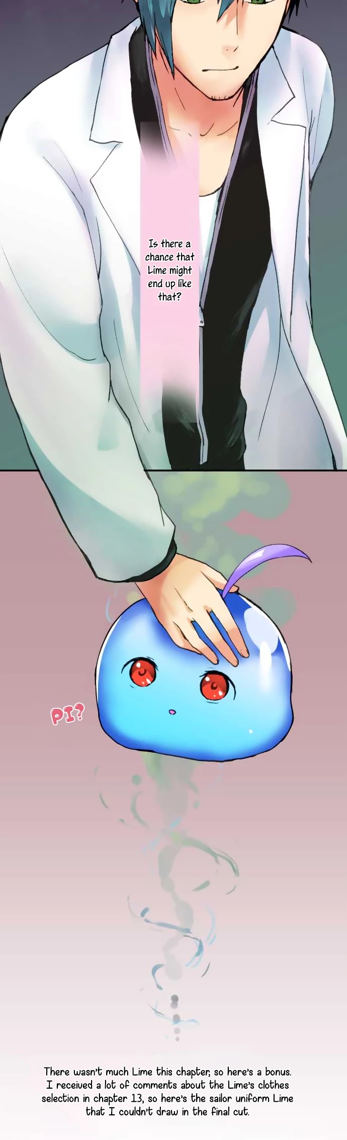 Hakase to Suraimu-chan Chapter 20 page 17 - Chapter 20: A professor and a slime