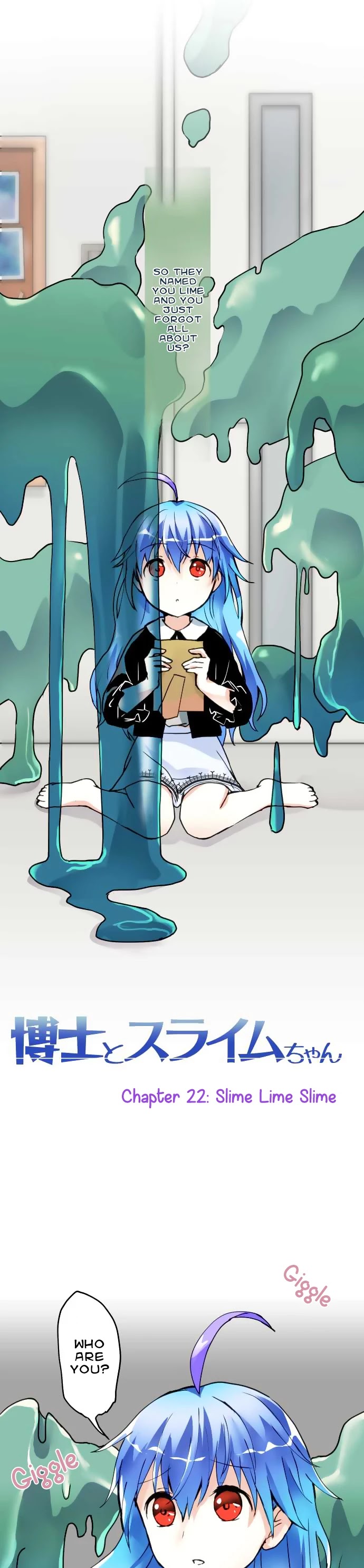 Hakase to Suraimu-chan Chapter 22 page 2 - Chapter 22: Slime Lime Slime