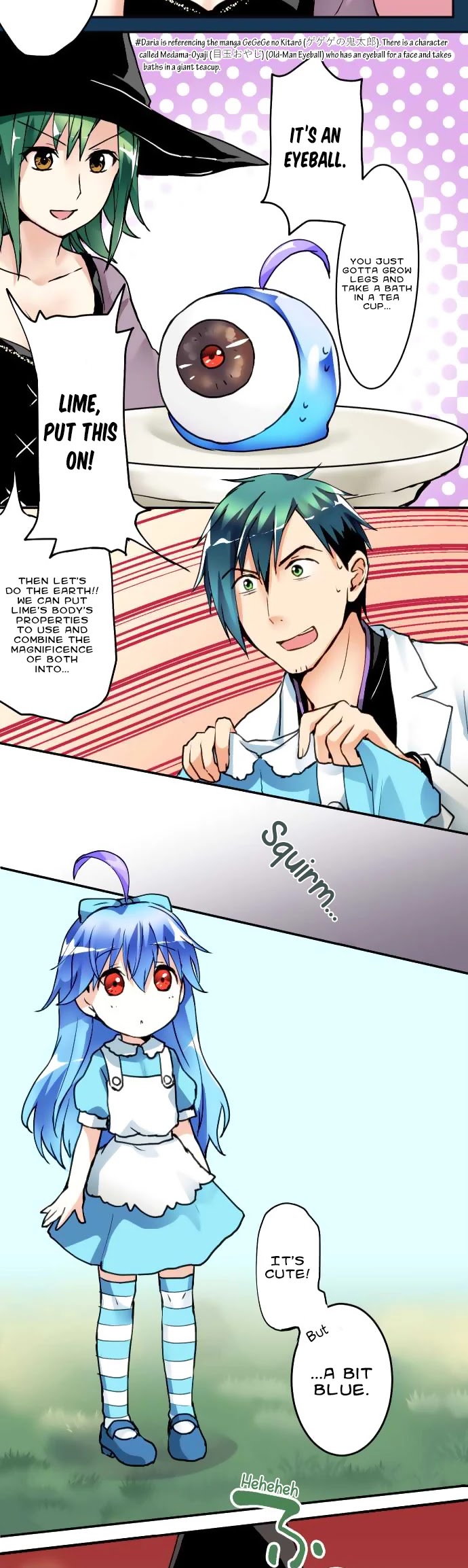 Hakase to Suraimu-chan Chapter 23 page 14 - Chapter 23: Costume day