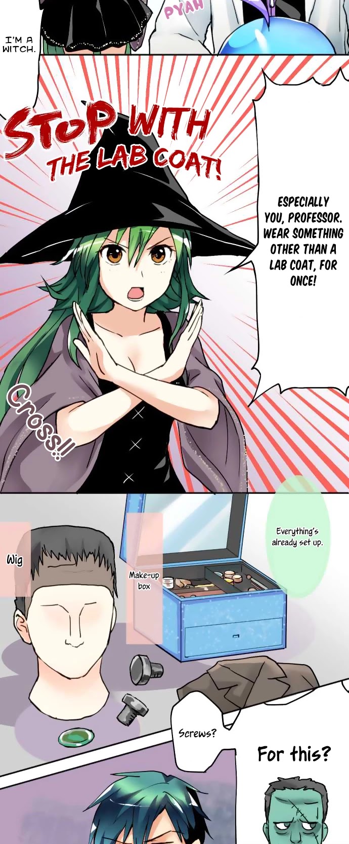 Hakase to Suraimu-chan Chapter 23 page 7 - Chapter 23: Costume day