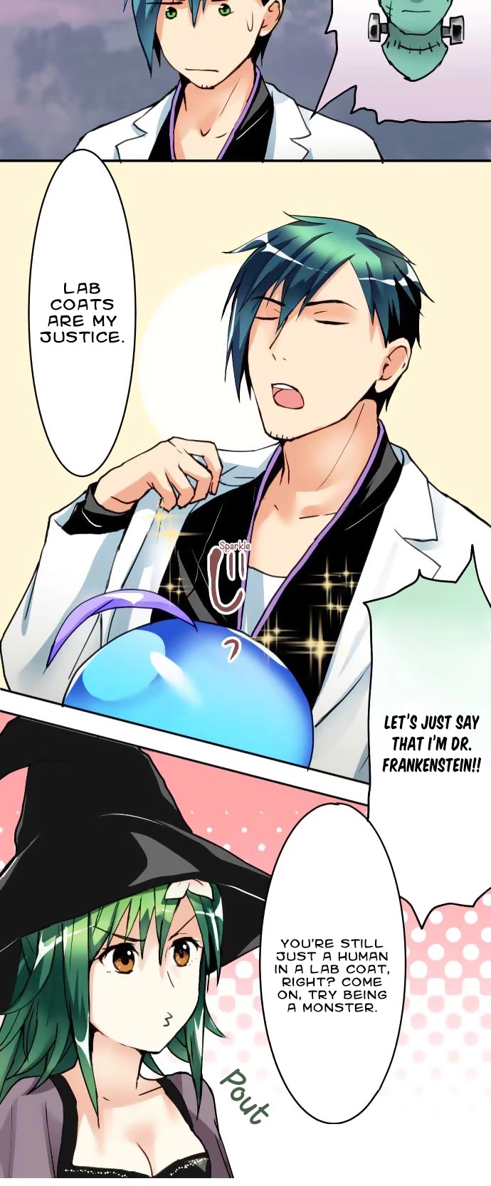 Hakase to Suraimu-chan Chapter 23 page 8 - Chapter 23: Costume day