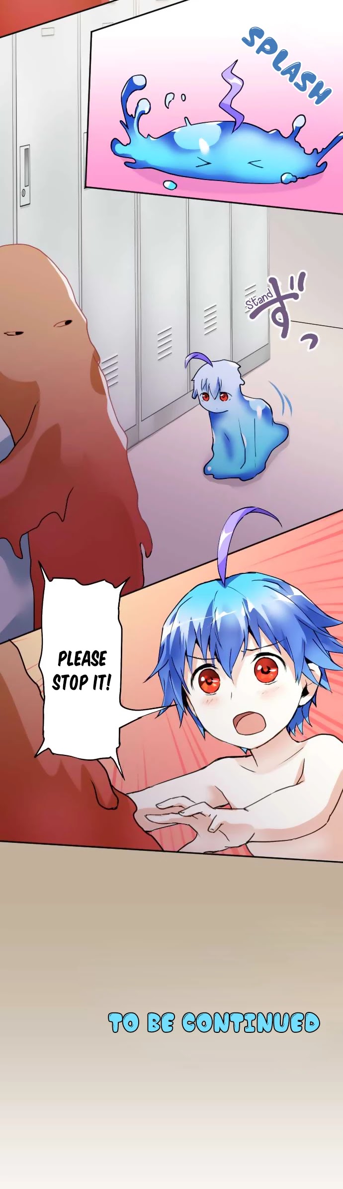 Hakase to Suraimu-chan Chapter 28 page 18 - Chapter 28: Bathroom escape