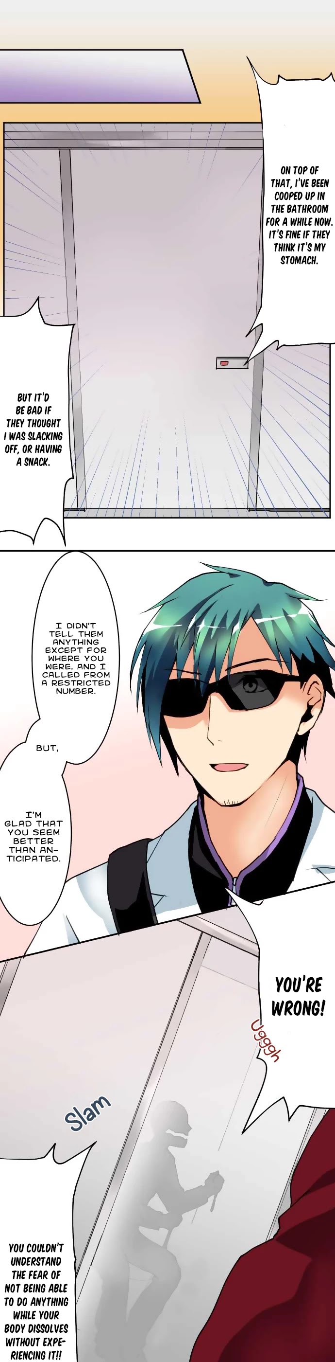 Hakase to Suraimu-chan Chapter 28 page 6 - Chapter 28: Bathroom escape