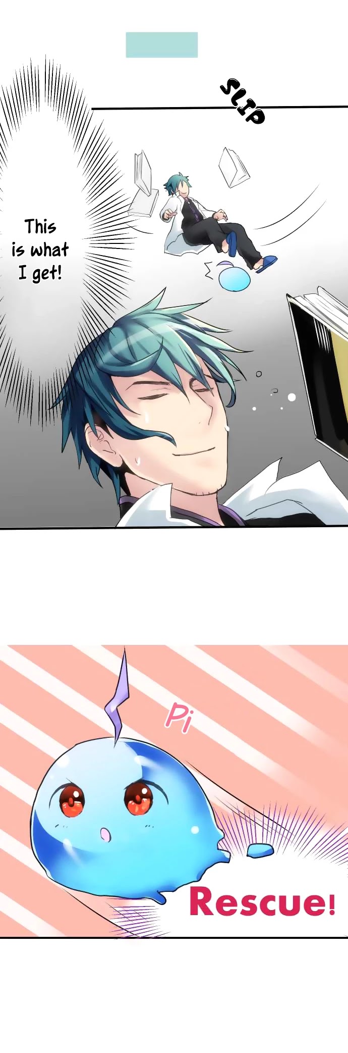 Hakase to Suraimu-chan Chapter 3 page 11 - Chapter 3: I should be able to win someday if I stay alive