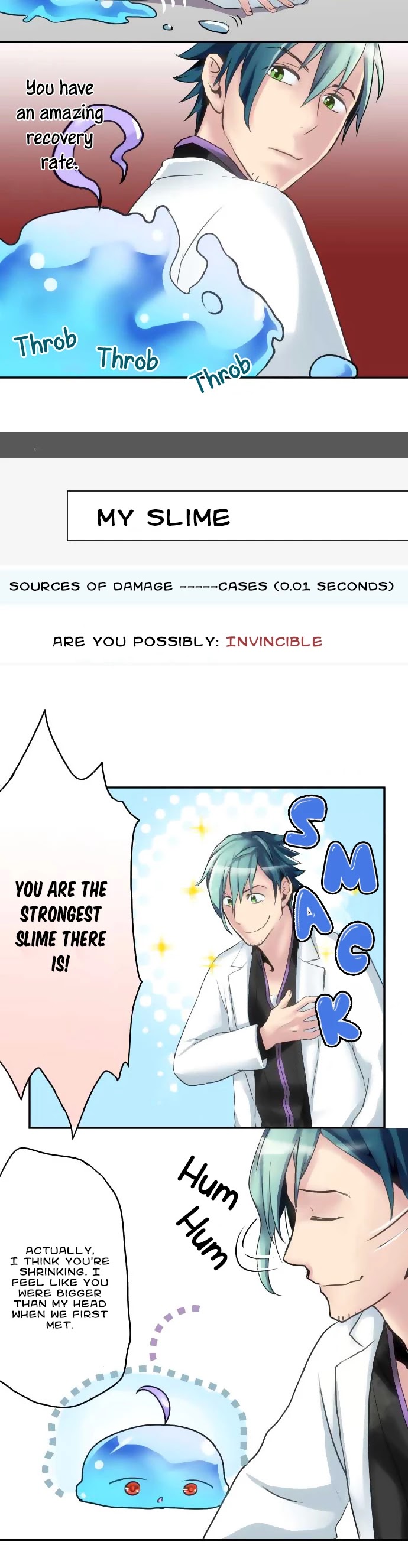 Hakase to Suraimu-chan Chapter 3 page 13 - Chapter 3: I should be able to win someday if I stay alive