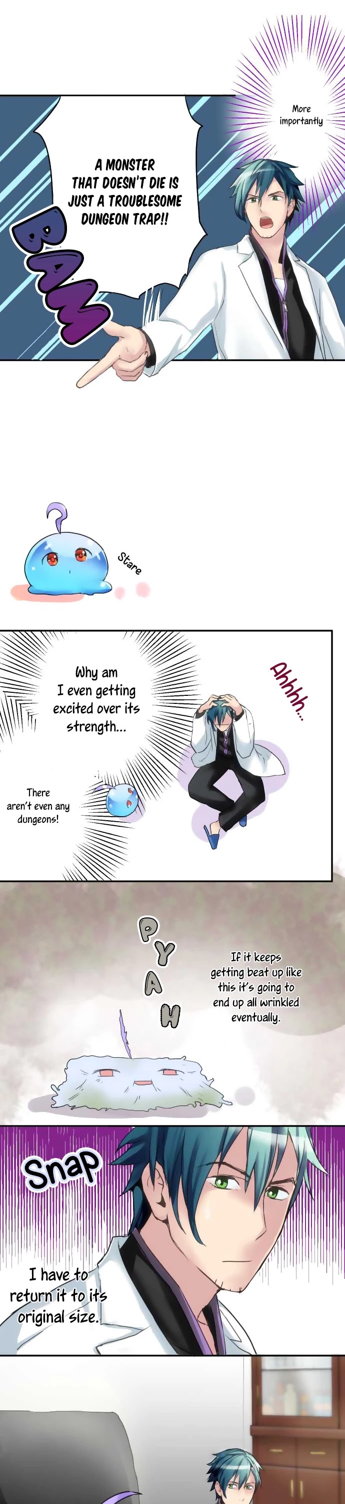 Hakase to Suraimu-chan Chapter 3 page 14 - Chapter 3: I should be able to win someday if I stay alive