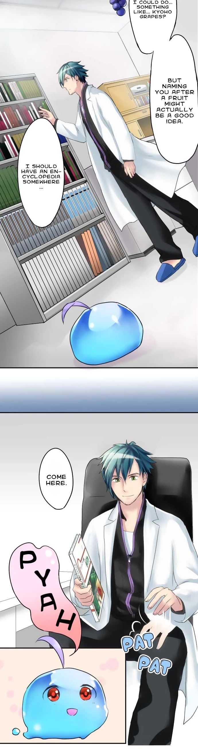 Hakase to Suraimu-chan Chapter 3 page 5 - Chapter 3: I should be able to win someday if I stay alive