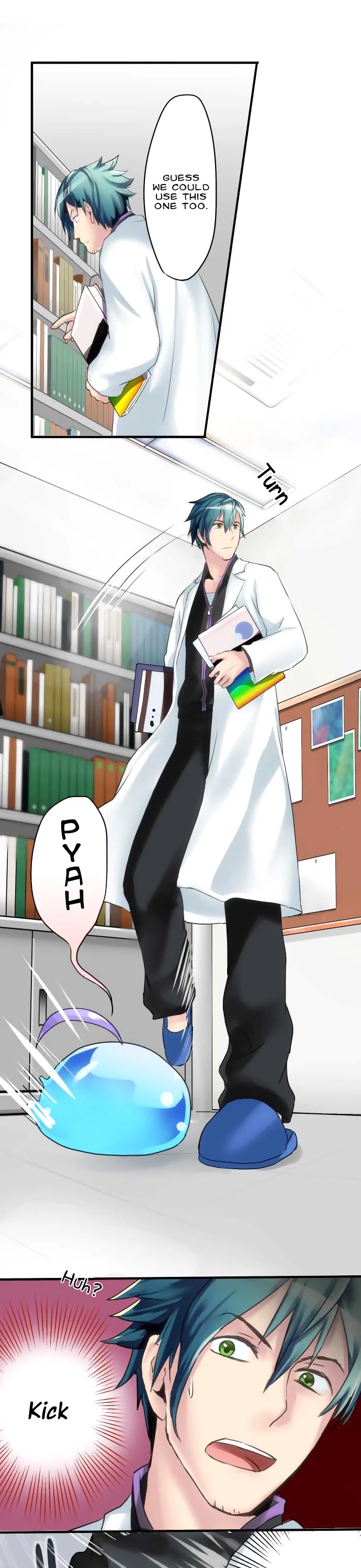Hakase to Suraimu-chan Chapter 3 page 9 - Chapter 3: I should be able to win someday if I stay alive