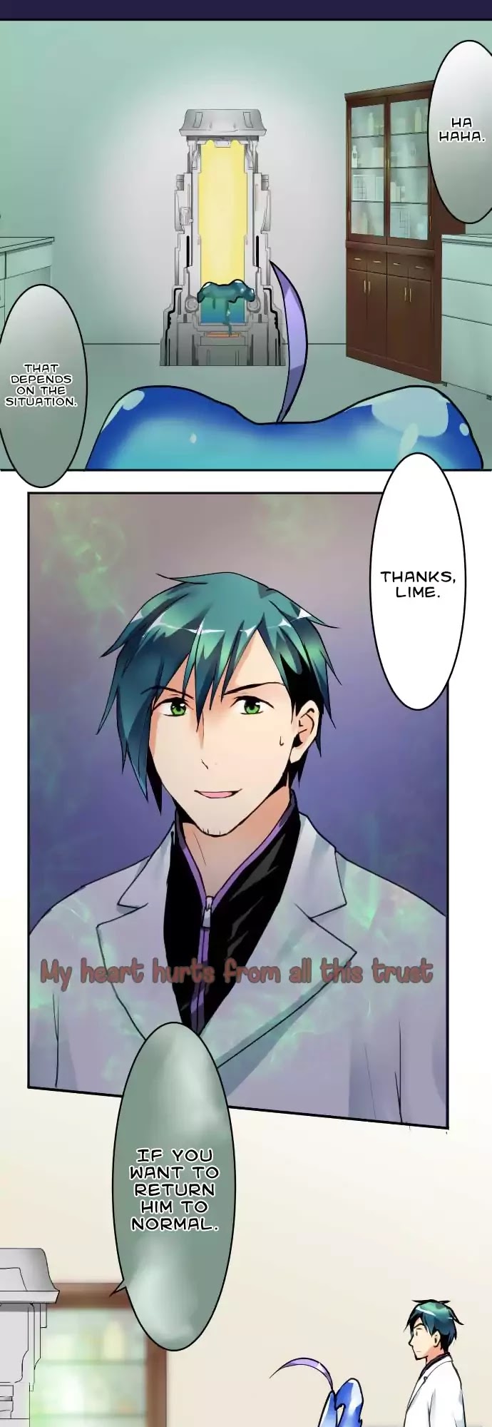 Hakase to Suraimu-chan Chapter 33 page 16 - Chapter 33: Will You Be Revived?